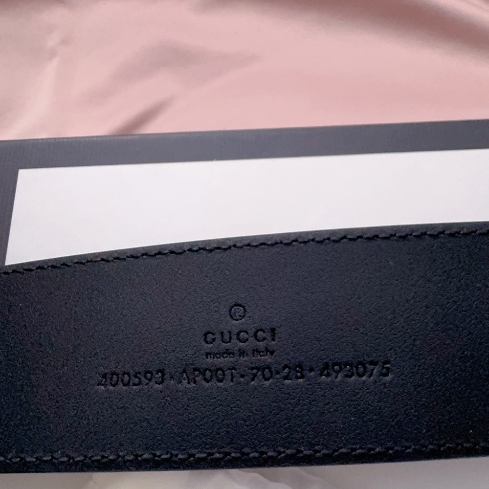 Authentic Gucci GG Marmont wide belt 70/28 - Picture 10 of 13